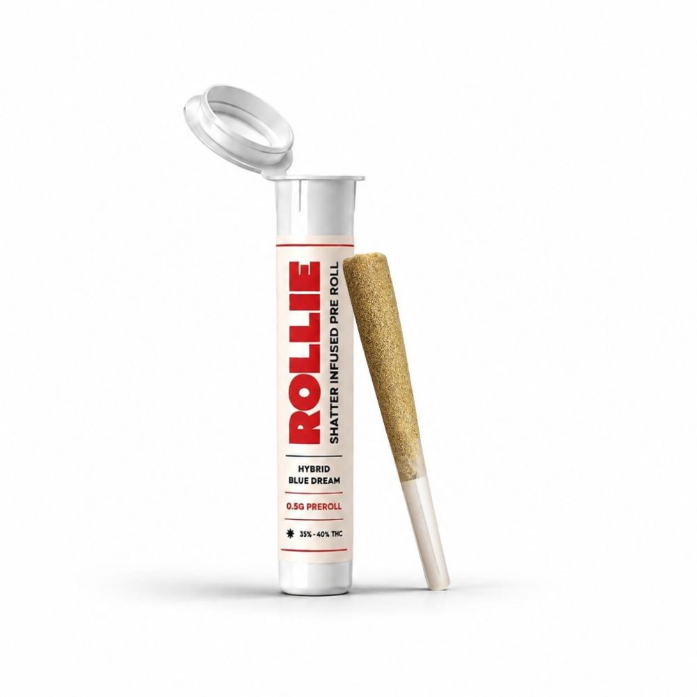 ROLLIE Shatter Infused 0.50g Pre-Roll – Blue Dream